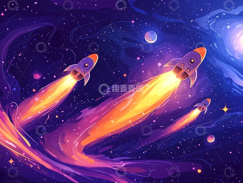 高清大图下载【趣麦麦图】宇宙飞船