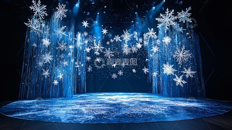 高清大图下载【趣麦麦图】冰雪舞台设计
