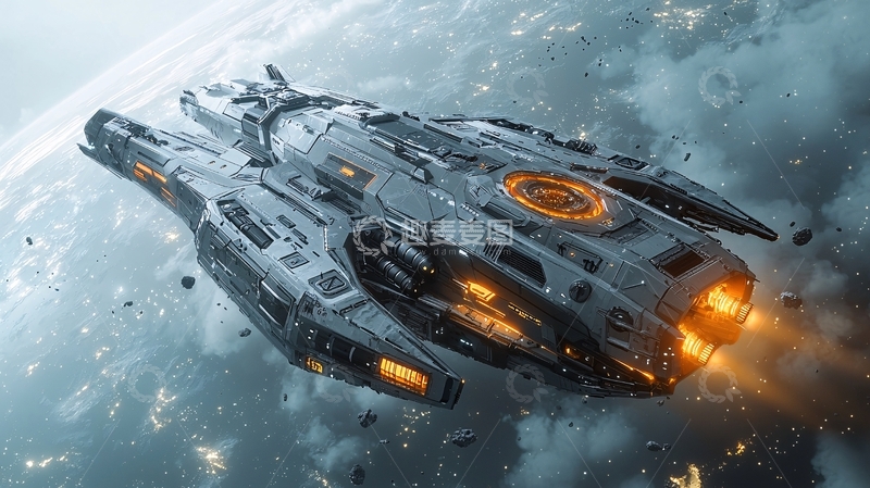高清大图下载【趣麦麦图】未来宇宙飞船