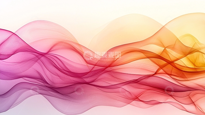 高清大图下载【趣麦麦图】彩色烟雾飘带