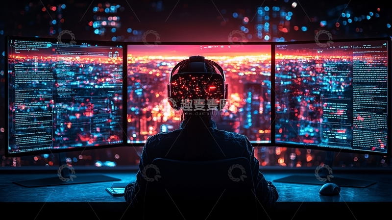 高清大图下载【趣麦麦图】黑客