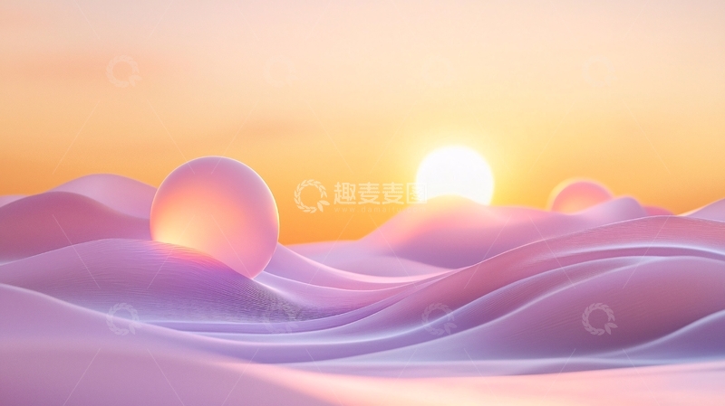 高清大图下载【趣麦麦图】日出