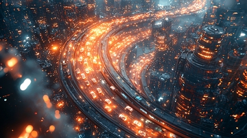 未来都市夜景177