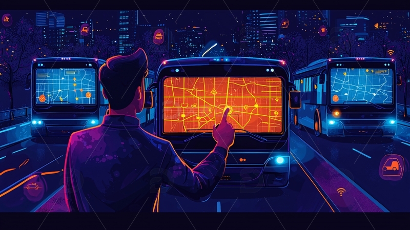 高清大图下载【趣麦麦图】未来城市交通