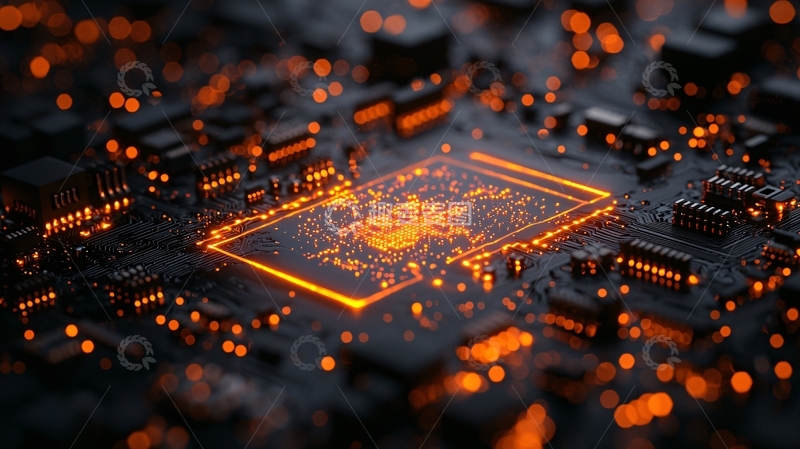 高清大图下载【趣麦麦图】电路板芯片特写