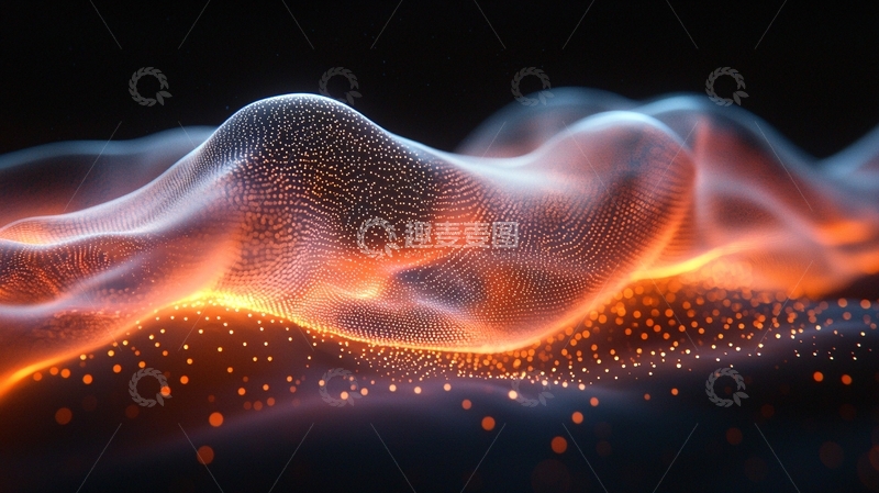 高清大图下载【趣麦麦图】抽象火焰粒子