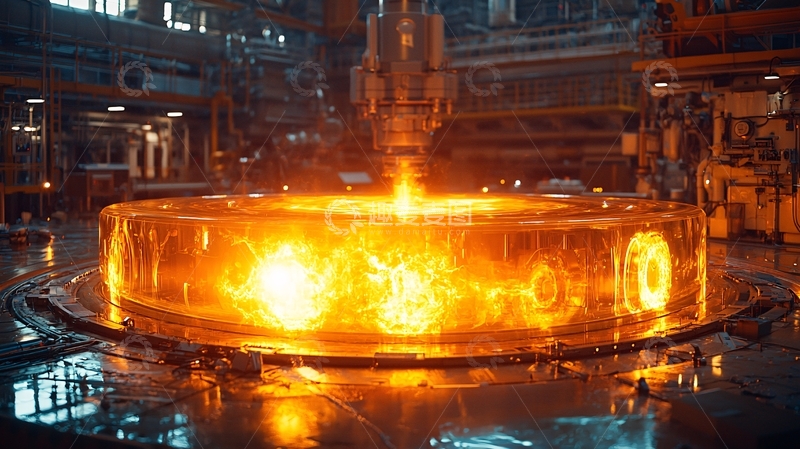 高清大图下载【趣麦麦图】熔炉炼钢高清图片