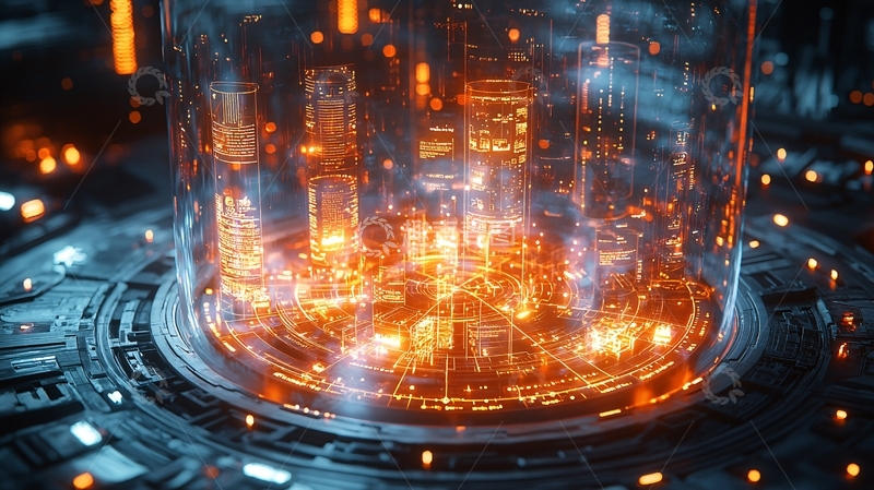 高清大图下载【趣麦麦图】未来科技感城市