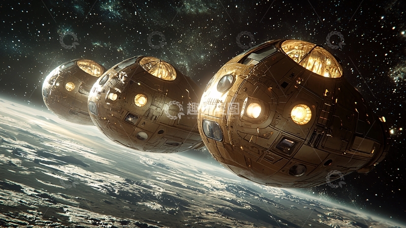 高清大图下载【趣麦麦图】太空舱