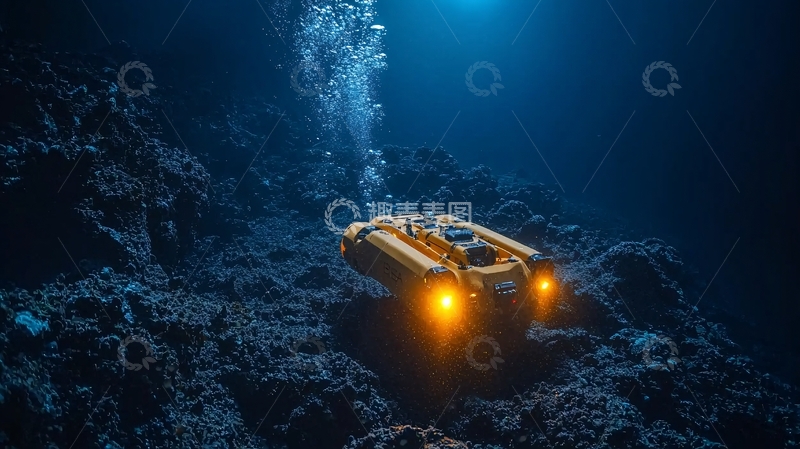 高清大图下载【趣麦麦图】深海探测器