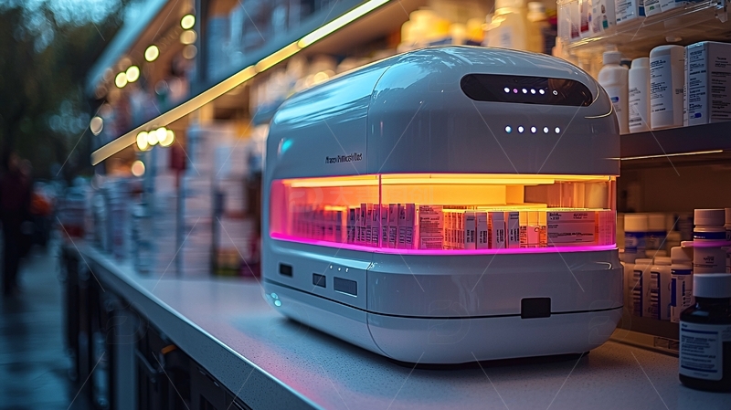 高清大图下载【趣麦麦图】药品自动分拣机