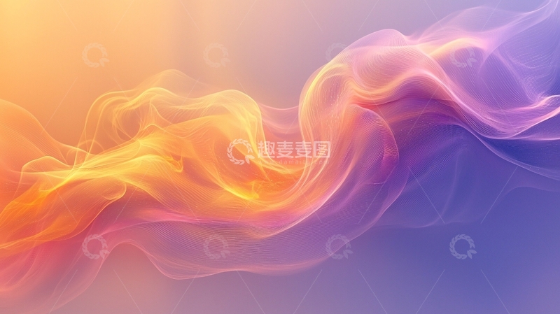 高清大图下载【趣麦麦图】彩色烟雾飘逸背景