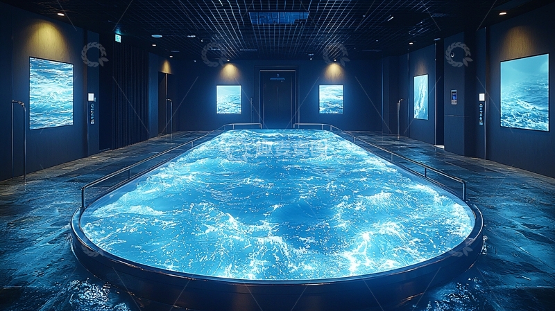 高清大图下载【趣麦麦图】室内泳池