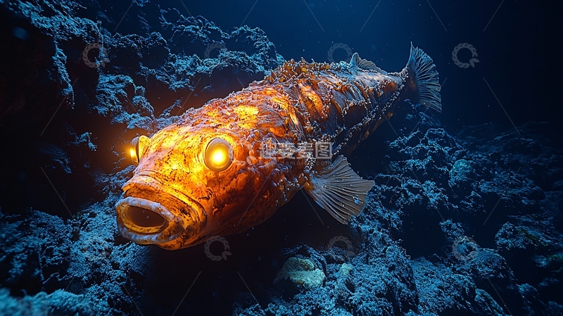 高清大图下载【趣麦麦图】深海怪鱼
