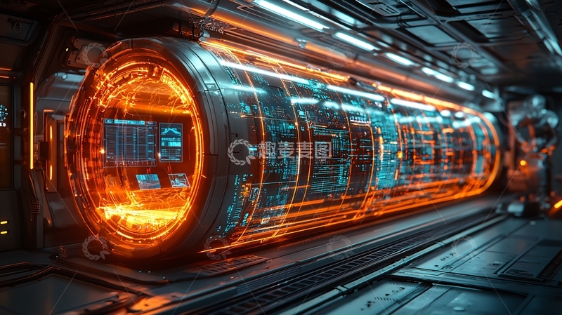 高清大图下载【趣麦麦图】未来科技感长管