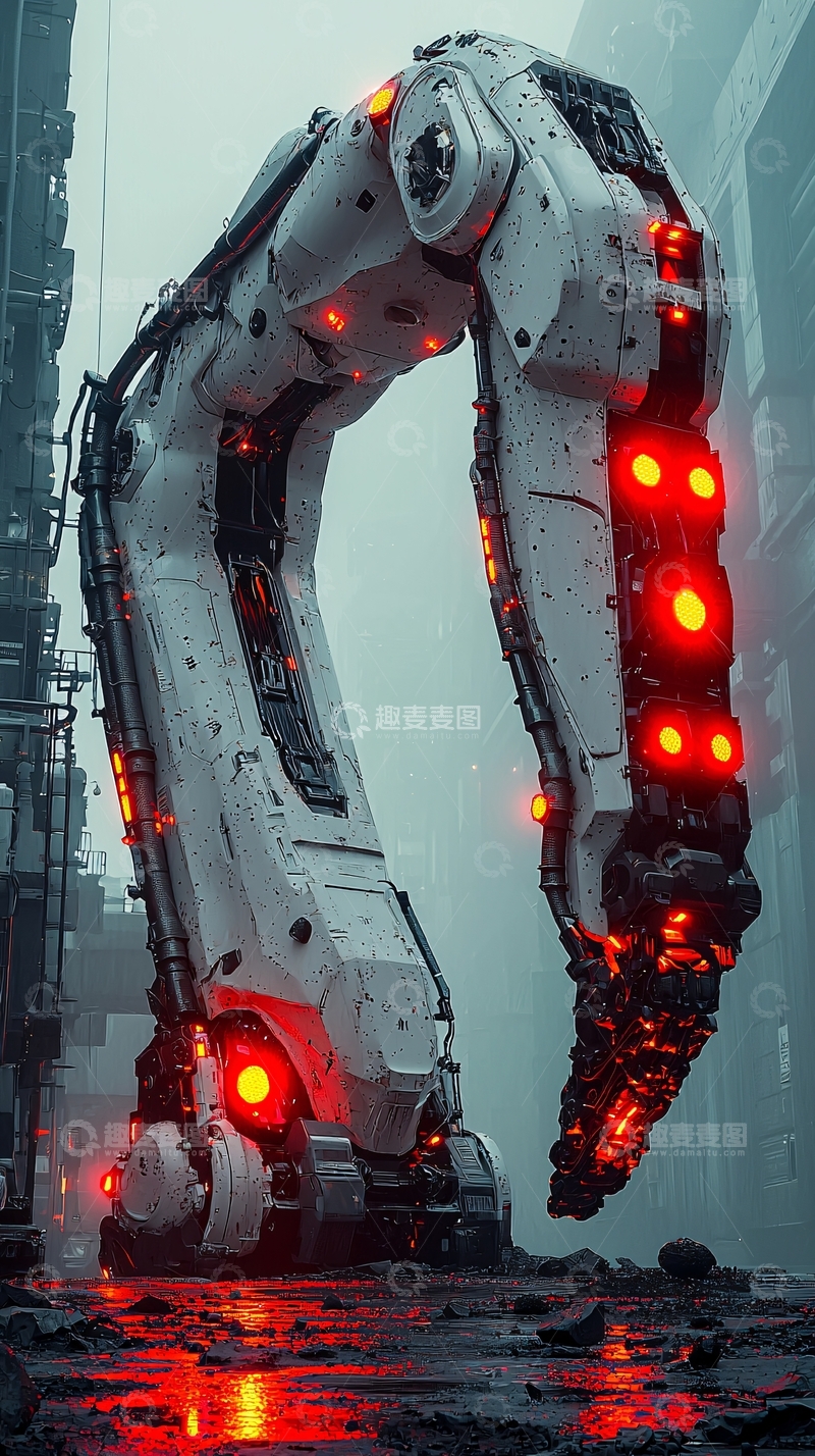 高清大图下载【趣麦麦图】未来机械臂