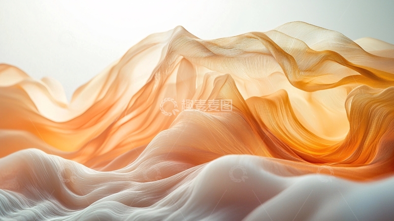 高清大图下载【趣麦麦图】轻柔飘逸的丝绸质感