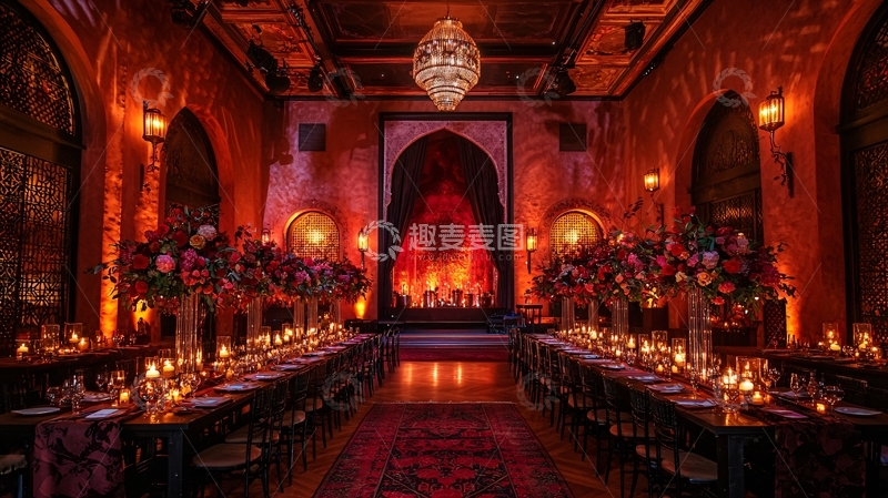 高清大图下载【趣麦麦图】奢华婚礼宴会厅