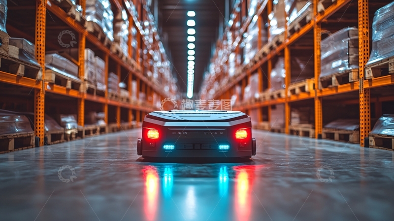 高清大图下载【趣麦麦图】仓库机器人