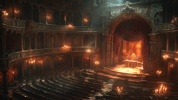 哥特式风格剧院内部