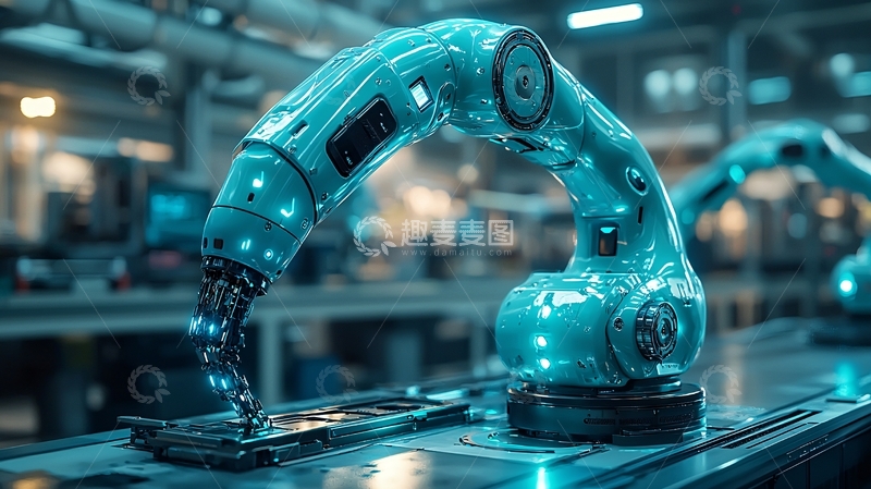 高清大图下载【趣麦麦图】工业机器人