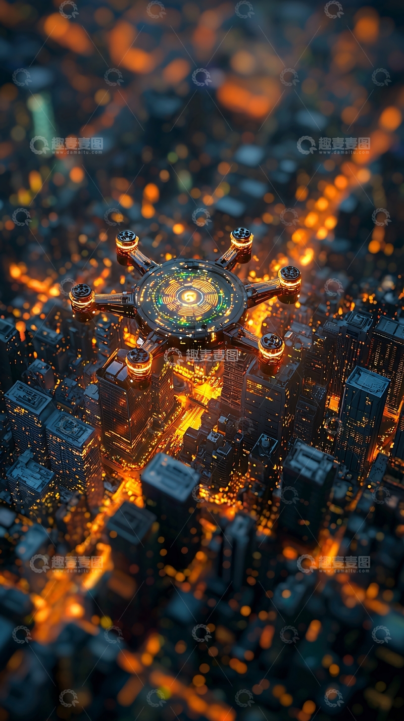 高清大图下载【趣麦麦图】未来都市