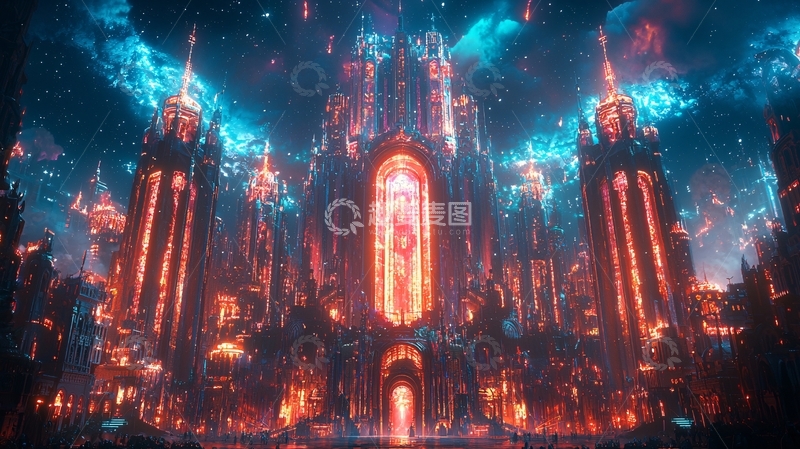 高清大图下载【趣麦麦图】哥特式建筑