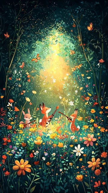 森林小动物演奏会