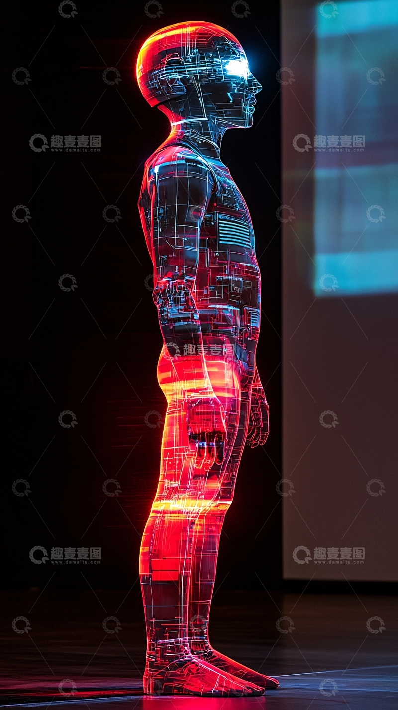 高清大图下载【趣麦麦图】透明人体