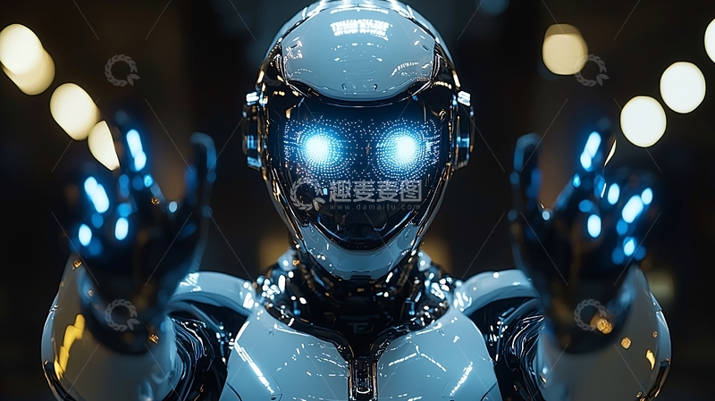 高清大图下载【趣麦麦图】科幻机器人