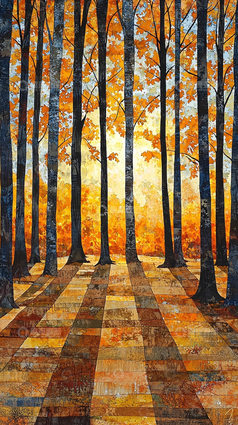 高清大图下载【趣麦麦图】秋日森林