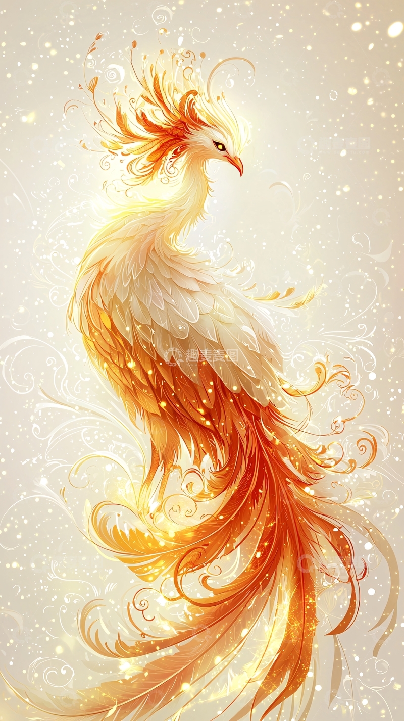 高清大图下载【趣麦麦图】金色凤凰