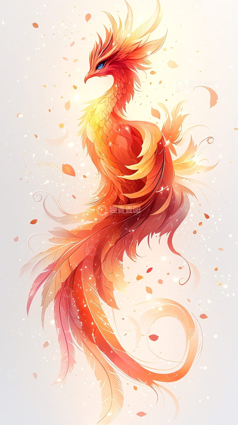 高清大图下载【趣麦麦图】火凤凰高清壁纸