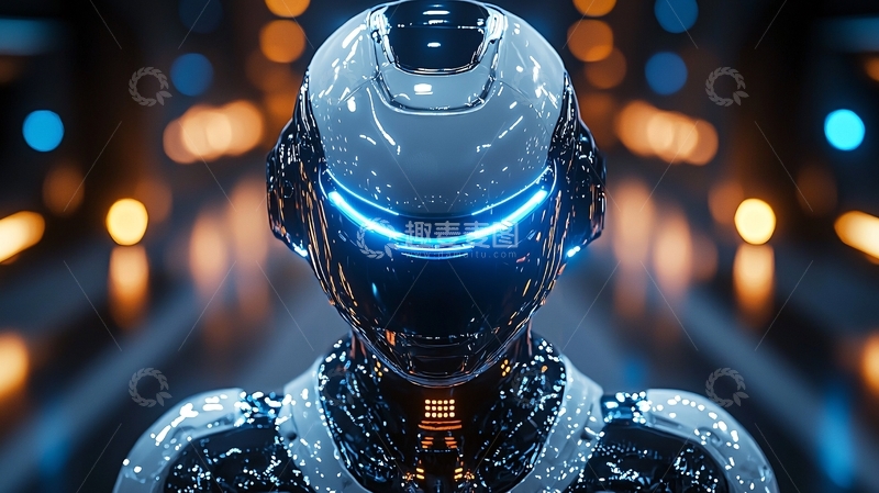 高清大图下载【趣麦麦图】未来科技感机器人