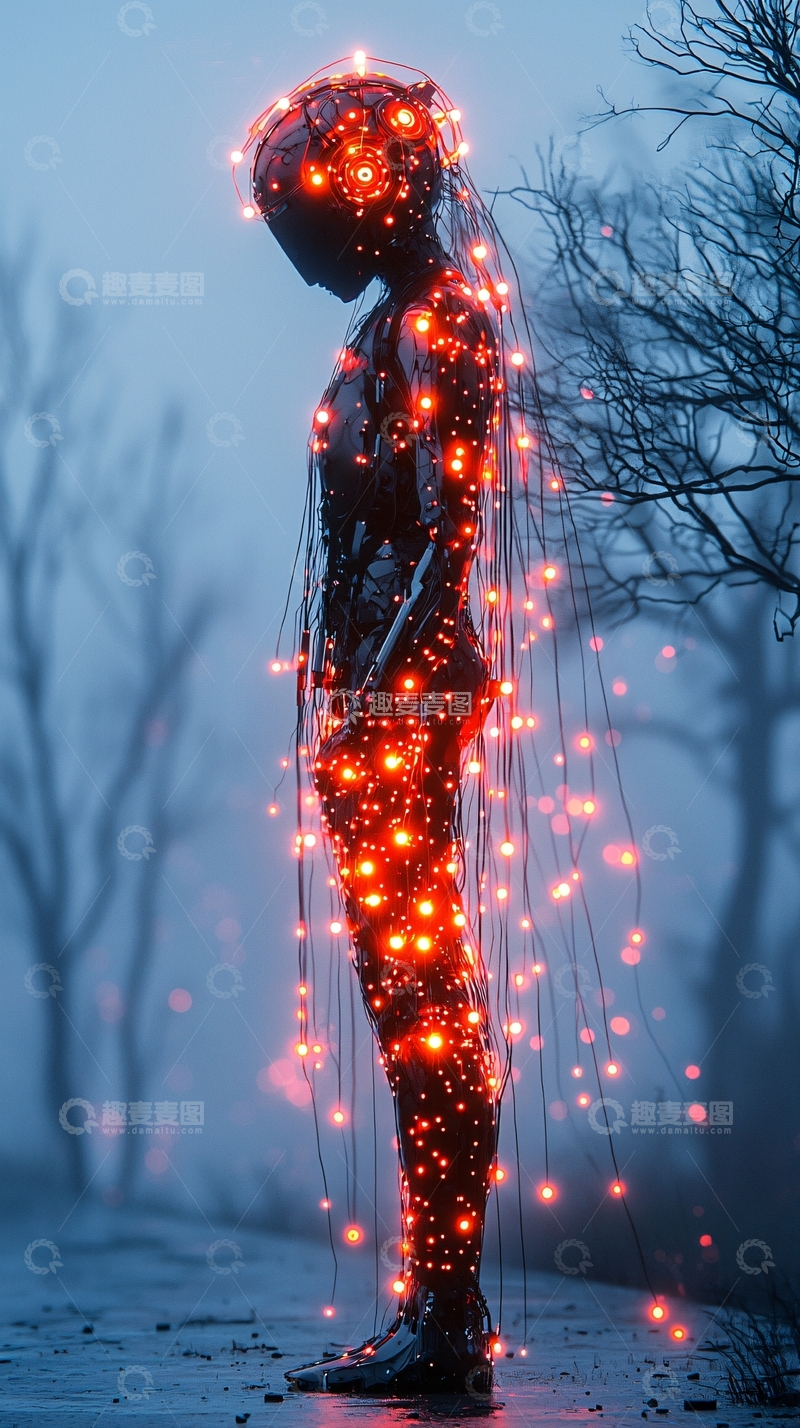 高清大图下载【趣麦麦图】光影人物