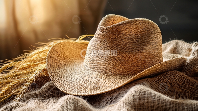 高清大图下载【趣麦麦图】牛仔帽静物