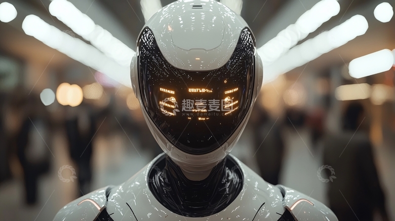 高清大图下载【趣麦麦图】未来科技感机器人