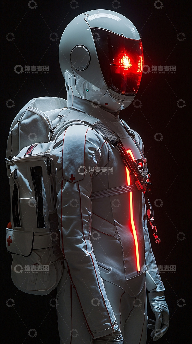高清大图下载【趣麦麦图】未来科技宇航员