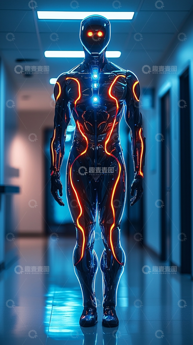 高清大图下载【趣麦麦图】科幻机器人