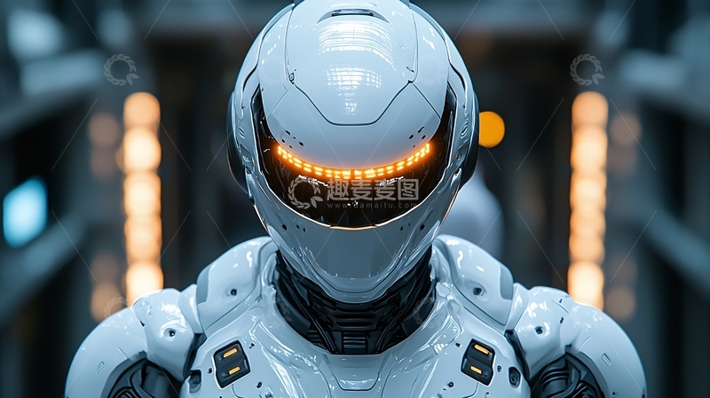 高清大图下载【趣麦麦图】未来机器人