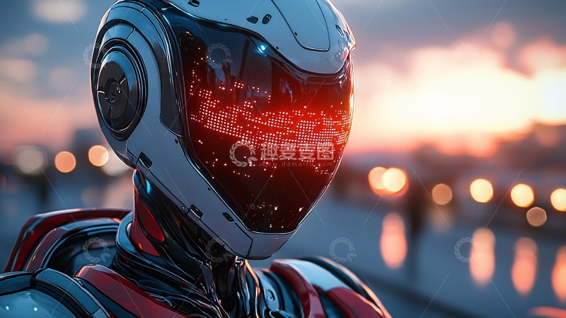 高清大图下载【趣麦麦图】未来科技感机器人