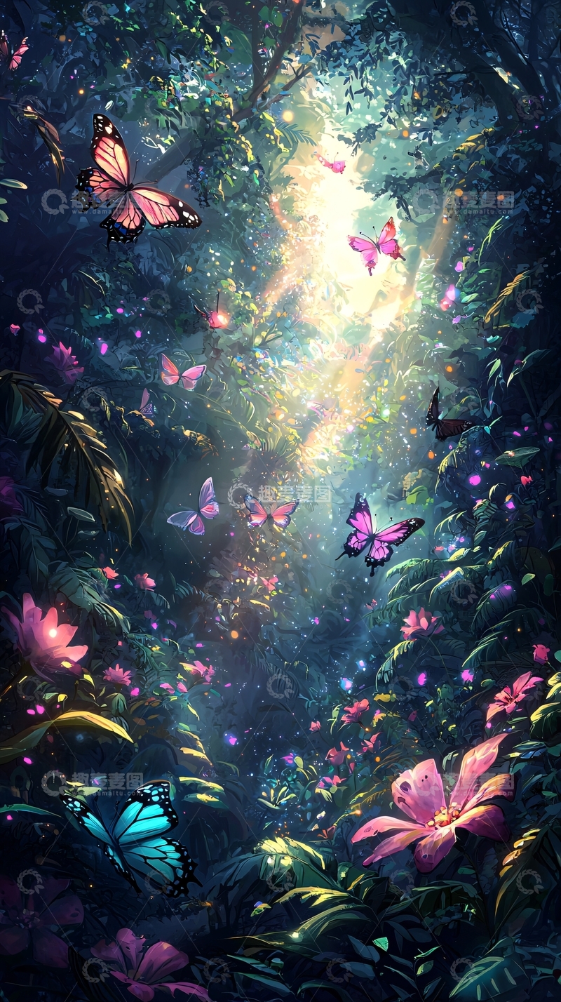 高清大图下载【趣麦麦图】梦幻森林