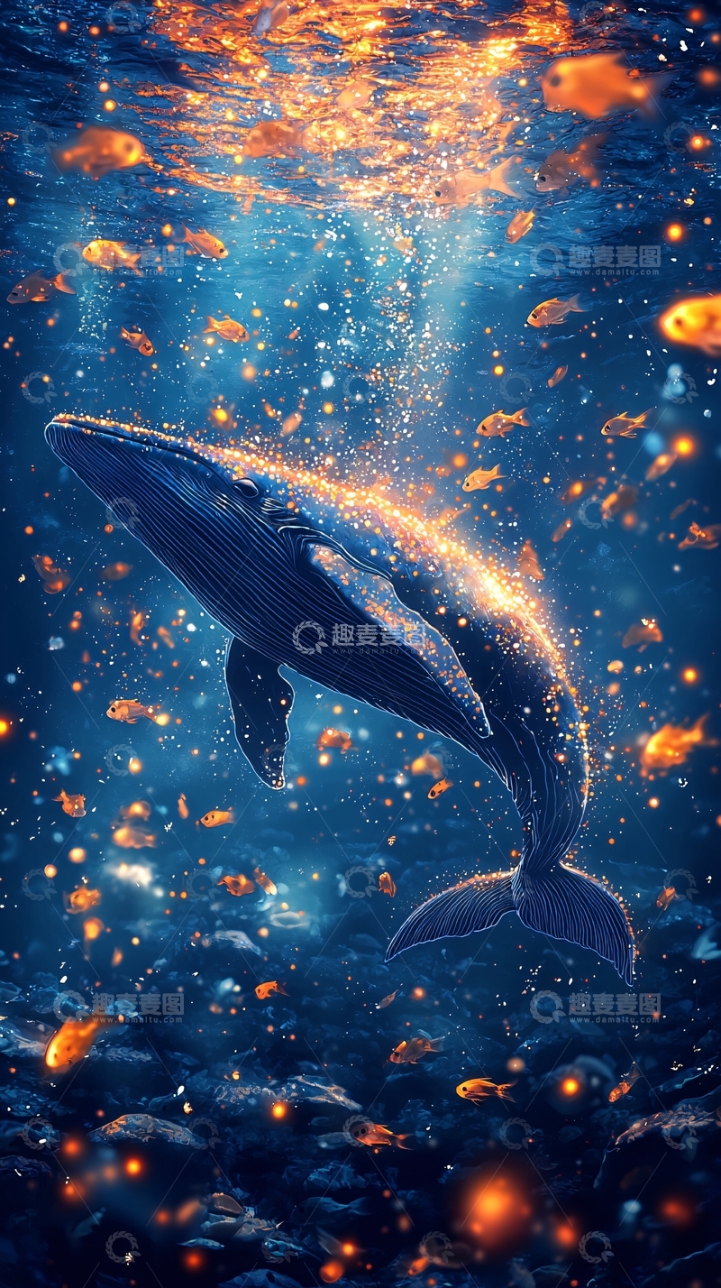 高清大图下载【趣麦麦图】鲸鱼