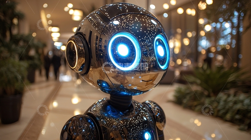 高清大图下载【趣麦麦图】未来感机器人