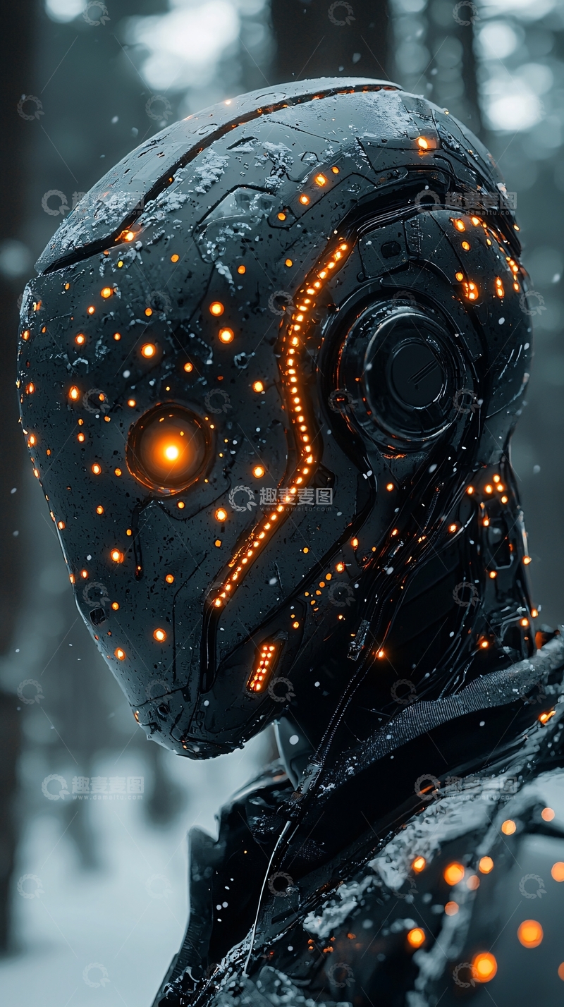 高清大图下载【趣麦麦图】未来机器人
