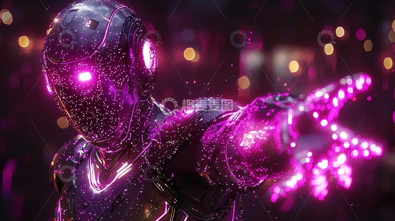 高清大图下载【趣麦麦图】紫光机器人