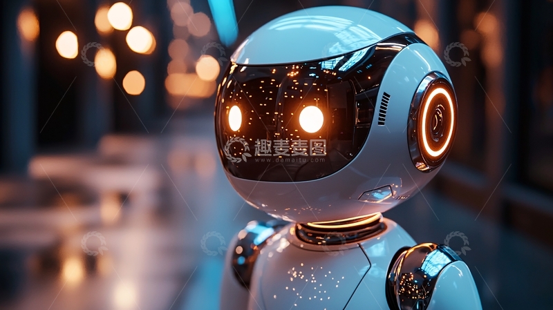 高清大图下载【趣麦麦图】科技感十足的智能机器人