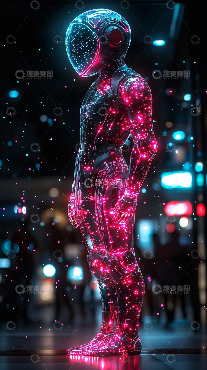 高清大图下载【趣麦麦图】未来战士