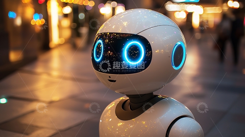 高清大图下载【趣麦麦图】智能机器人