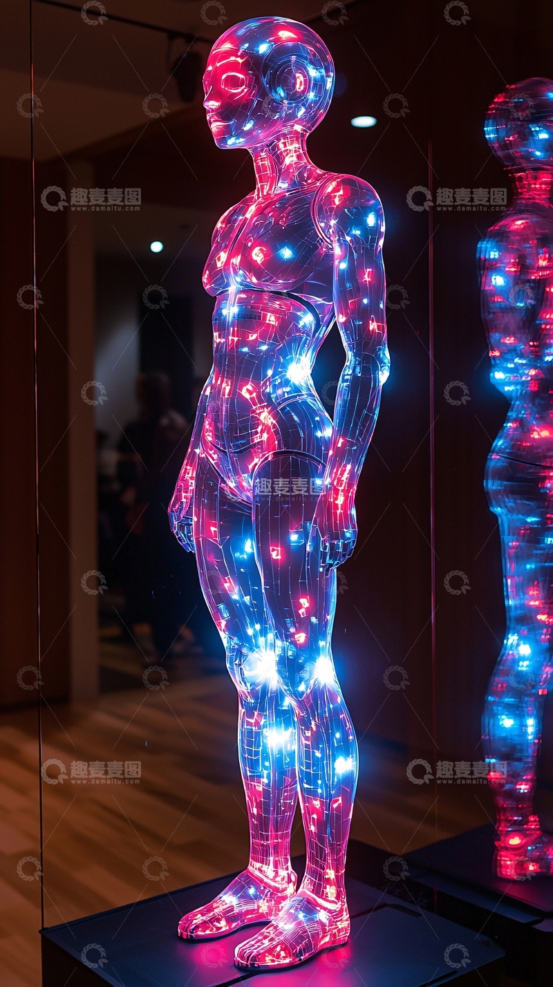 高清大图下载【趣麦麦图】光影雕塑